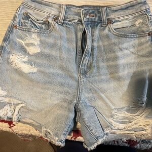 American Eagle Outfitters Light Blue Denim Shorts